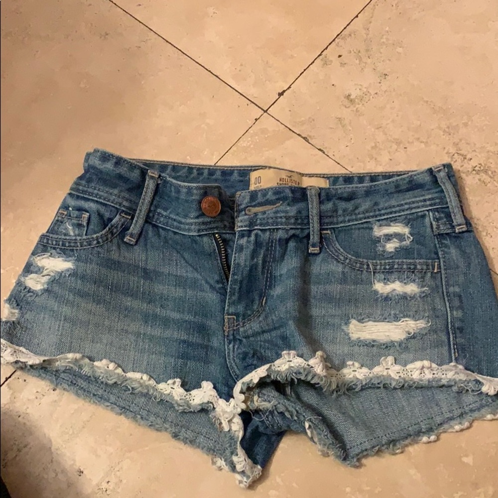 Denim shorts